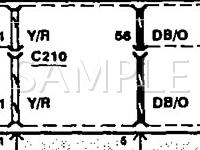 1994 Ford Mustang Cobra 5.0 V8 GAS Wiring Diagram