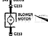1994 Mercury Sable  3.8 V6 GAS Wiring Diagram