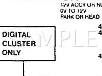 1994 Mercury Sable  3.8 V6 GAS Wiring Diagram