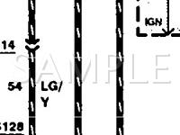 1994 Mercury Topaz  3.0 V6 GAS Wiring Diagram