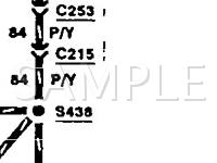 1994 Ford Thunderbird SC 3.8 V6 GAS Wiring Diagram