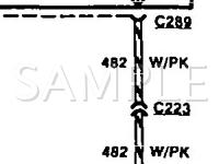 1994 Lincoln Town CAR Cartier 4.6 V8 GAS Wiring Diagram
