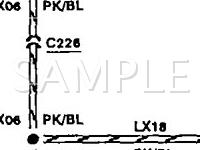 1994 Mercury Villager  3.0 V6 GAS Wiring Diagram