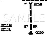 1995 Ford Aerostar  4.0 V6 GAS Wiring Diagram