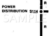 1995 Ford Aspire  1.3 L4 GAS Wiring Diagram