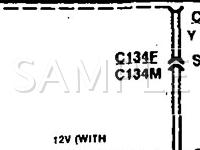 1995 Ford Aspire  1.3 L4 GAS Wiring Diagram