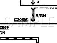 1995 Ford Aspire  1.3 L4 GAS Wiring Diagram