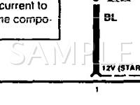 1995 Ford Aspire SE 1.3 L4 GAS Wiring Diagram