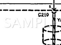 1995 Ford Aspire  1.3 L4 GAS Wiring Diagram