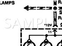 1995 Ford Aspire  1.3 L4 GAS Wiring Diagram