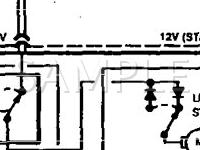 1995 Ford Aspire  1.3 L4 GAS Wiring Diagram