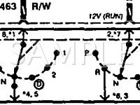 1995 Ford Bronco  5.8 V8 GAS Wiring Diagram