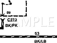 1995 Ford Bronco  5.8 V8 GAS Wiring Diagram