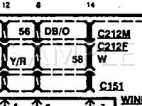 1995 Lincoln Continental  4.6 V8 GAS Wiring Diagram