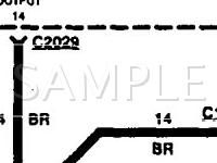 1995 Mercury Grand Marquis  4.6 V8 GAS Wiring Diagram