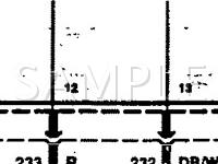 1995 Mercury Tracer Trio 1.9 L4 GAS Wiring Diagram