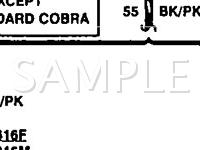 1995 Ford Mustang GTS 5.0 V8 GAS Wiring Diagram