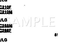 1995 Ford Mustang  3.8 V6 GAS Wiring Diagram