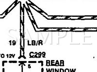 1995 Ford Mustang  3.8 V6 GAS Wiring Diagram