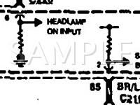 1995 Ford Mustang  3.8 V6 GAS Wiring Diagram