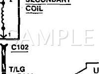 1995 Ford Ranger Super 3.0 V6 GAS Wiring Diagram