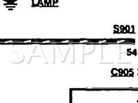 1995 Mercury Sable  3.0 V6 GAS Wiring Diagram