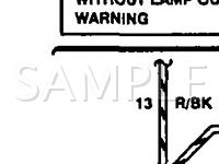 1995 Ford Taurus SE 3.8 V6 GAS Wiring Diagram