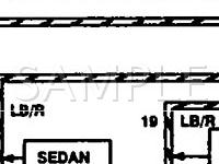 1995 Mercury Sable  3.8 V6 GAS Wiring Diagram