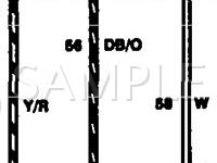 1995 Mercury Sable  3.8 V6 GAS Wiring Diagram