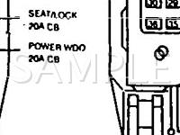 1995 Ford Thunderbird LX 4.6 V8 GAS Wiring Diagram