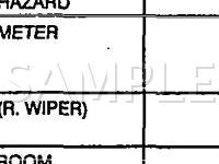 1996 Ford Aspire  1.3 L4 GAS Wiring Diagram