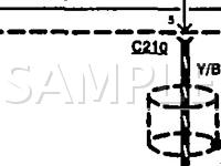 1996 Ford Aspire  1.3 L4 GAS Wiring Diagram