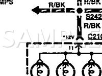 1996 Ford Aspire  1.3 L4 GAS Wiring Diagram