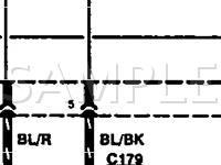 1996 Ford Aspire  1.3 L4 GAS Wiring Diagram