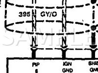 1996 Ford F-350 Pickup Super CAB 5.8 V8 GAS Wiring Diagram