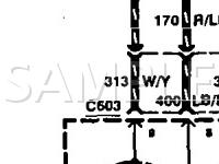 1996 Ford F-250 Pickup  5.0 V8 GAS Wiring Diagram