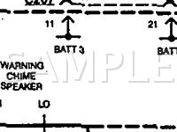 1996 Lincoln Continental Spinmaker Edition 4.6 V8 GAS Wiring Diagram