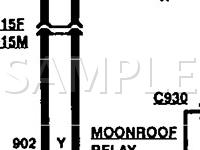1996 Lincoln Continental Anniversary 4.6 V8 GAS Wiring Diagram