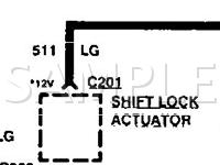 1996 Ford Crown Victoria Police Interceptor 4.6 V8 GAS Wiring Diagram