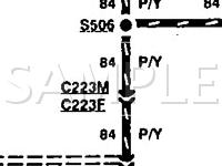 1996 Ford Crown Victoria Police Interceptor 4.6 V8 GAS Wiring Diagram