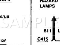 1996 Ford E-150 Econoline Club Wagon 4.9 L6 GAS Wiring Diagram