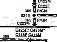 1996 Ford Escort  1.9 L4 GAS Wiring Diagram
