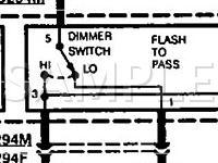 1996 Ford Escort GT 1.8 L4 GAS Wiring Diagram