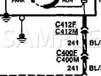 1996 Mercury Tracer Trio 1.9 L4 GAS Wiring Diagram