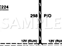 1996 Lincoln Mark Viii LSC 4.6 V8 GAS Wiring Diagram
