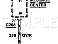 1996 Lincoln Mark Viii LSC 4.6 V8 GAS Wiring Diagram