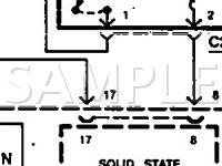 1996 Mercury Sable  3.0 V6 GAS Wiring Diagram