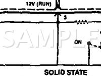 1996 Ford Thunderbird LX 3.8 V6 GAS Wiring Diagram
