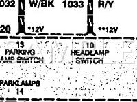 1996 Lincoln Town CAR Anniversary 4.6 V8 GAS Wiring Diagram