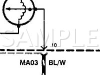 1996 Mercury Villager  3.0 V6 GAS Wiring Diagram